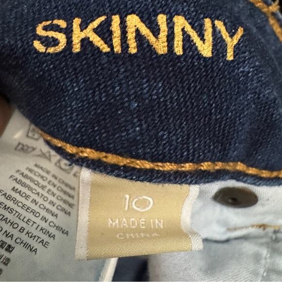 👖 Michael Kors Womens 10 Skinny Jeans Dark Wash Stretch Mid Rise Denim Pants - Picture 5 of 7